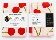 Load image into Gallery viewer, CHERRY MELON MICROFIBER - DISH CLOTH