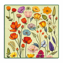 Load image into Gallery viewer, WILDFLOWER WALTZ MICROFIBER - DISH CLOTH