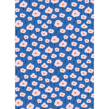 Load image into Gallery viewer, BLUE POPPIES MICROFIBER - HAND TOWEL