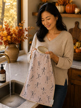 Load image into Gallery viewer, SKELLY TREATS MICROFIBER - HAND TOWEL