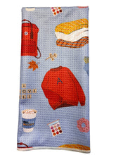 Load image into Gallery viewer, FALL SCRABBLE MICROFIBER - HAND TOWEL