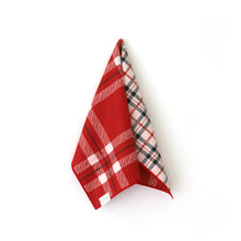 Load image into Gallery viewer, RED TARTAN MICROFIBER - HAND TOWEL