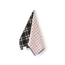 Load image into Gallery viewer, GREEN TARTAN MICROFIBER - HAND TOWEL