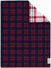 Load image into Gallery viewer, BLUE TARTAN MICROFIBER - HAND TOWEL