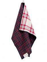 Load image into Gallery viewer, BLUE TARTAN MICROFIBER - HAND TOWEL