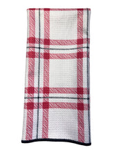 Load image into Gallery viewer, BLUE TARTAN MICROFIBER - HAND TOWEL