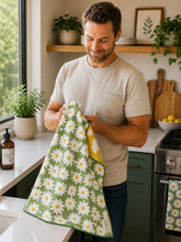 Load image into Gallery viewer, ALL ABOUT FLOWERS MICROFIBER - HAND TOWEL
