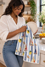 Load image into Gallery viewer, COASTAL CITRUS MICROFIBER - HAND TOWEL