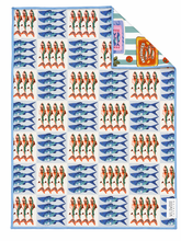 Load image into Gallery viewer, SARDINE PICNIC MICROFIBER - HAND TOWEL