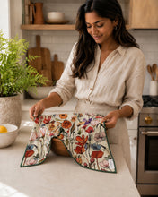 Load image into Gallery viewer, WILDFLOWER WALTZ MICROFIBER - HAND TOWEL
