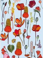 Load image into Gallery viewer, WILDFLOWER WALTZ MICROFIBER - HAND TOWEL
