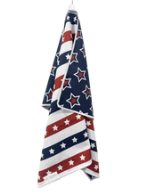 Load image into Gallery viewer, STARS &amp; STRIPES MICROFIBER - HAND TOWEL