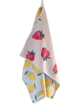 Load image into Gallery viewer, LEMON BERRY MICROFIBER - HAND TOWEL