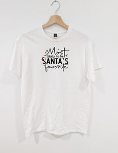 MOST LIKELY TO BE SANTA'S FAVORITE - FAMILY APPAREL