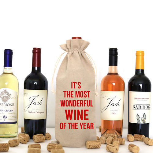 MOST WONDERFUL WINE OF THE YEAR - WINE BAG