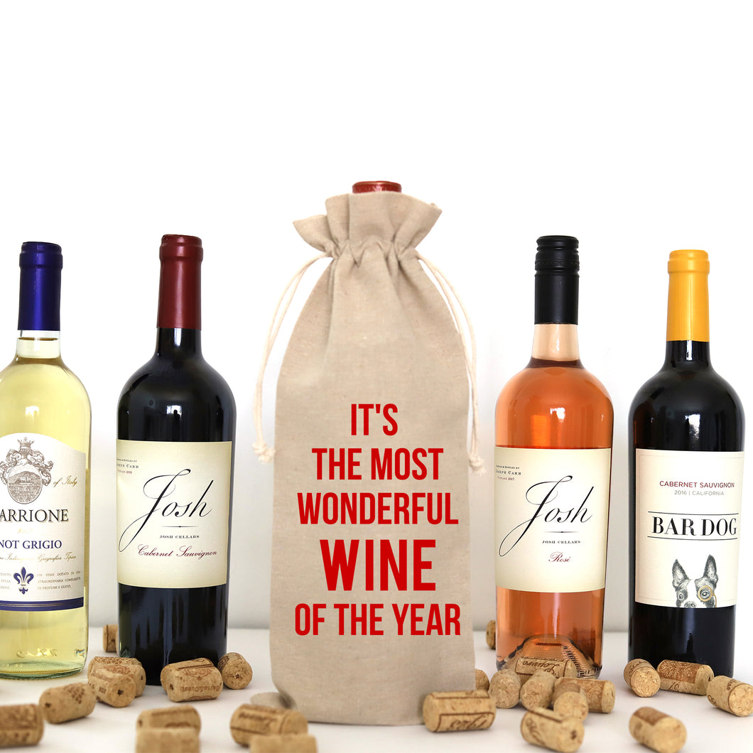 MOST WONDERFUL WINE OF THE YEAR - WINE BAG