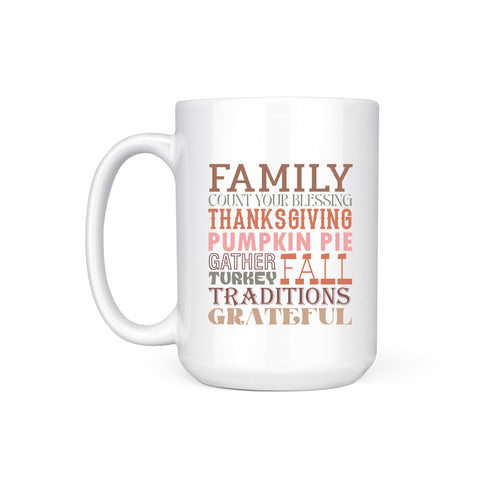 COUNT YOUR BLESSINGS - MUG