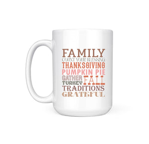 COUNT YOUR BLESSINGS - MUG