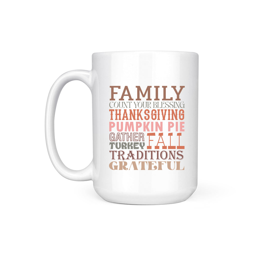 COUNT YOUR BLESSINGS - MUG