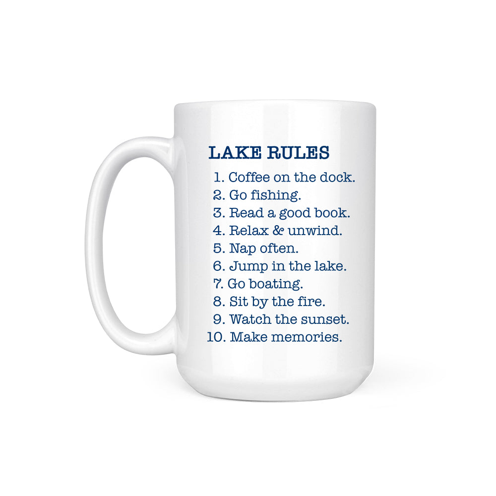 LAKE RULES - MUG