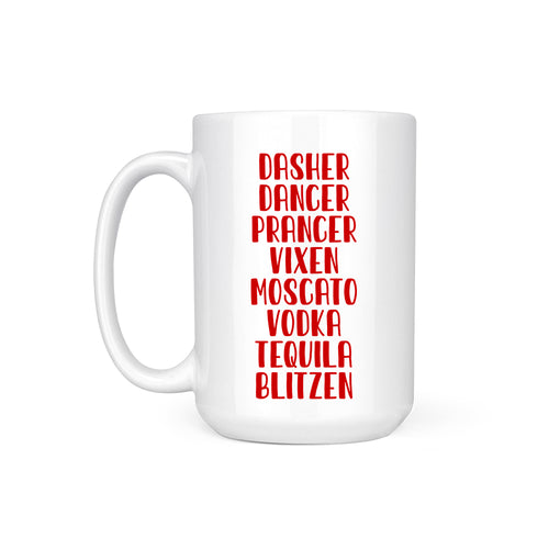 DASHER DANCER - MUG