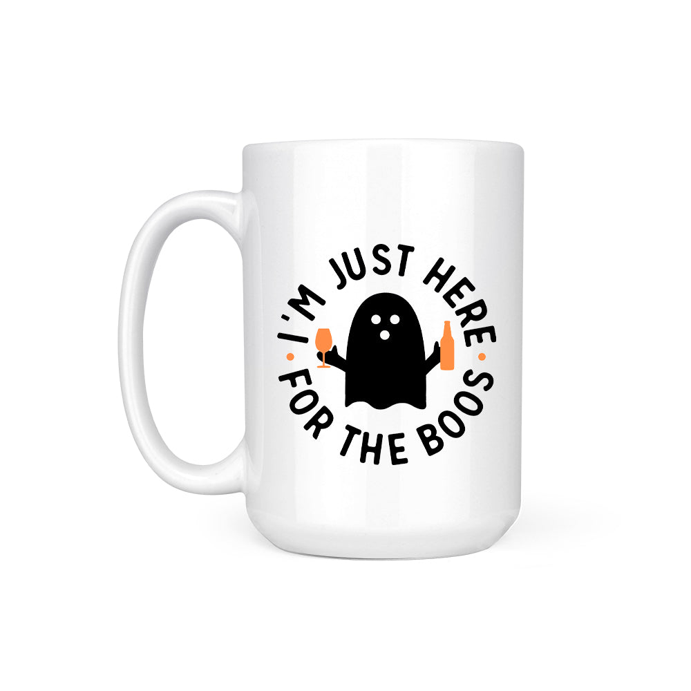 JUST HERE FOR THE BOOS - MUG