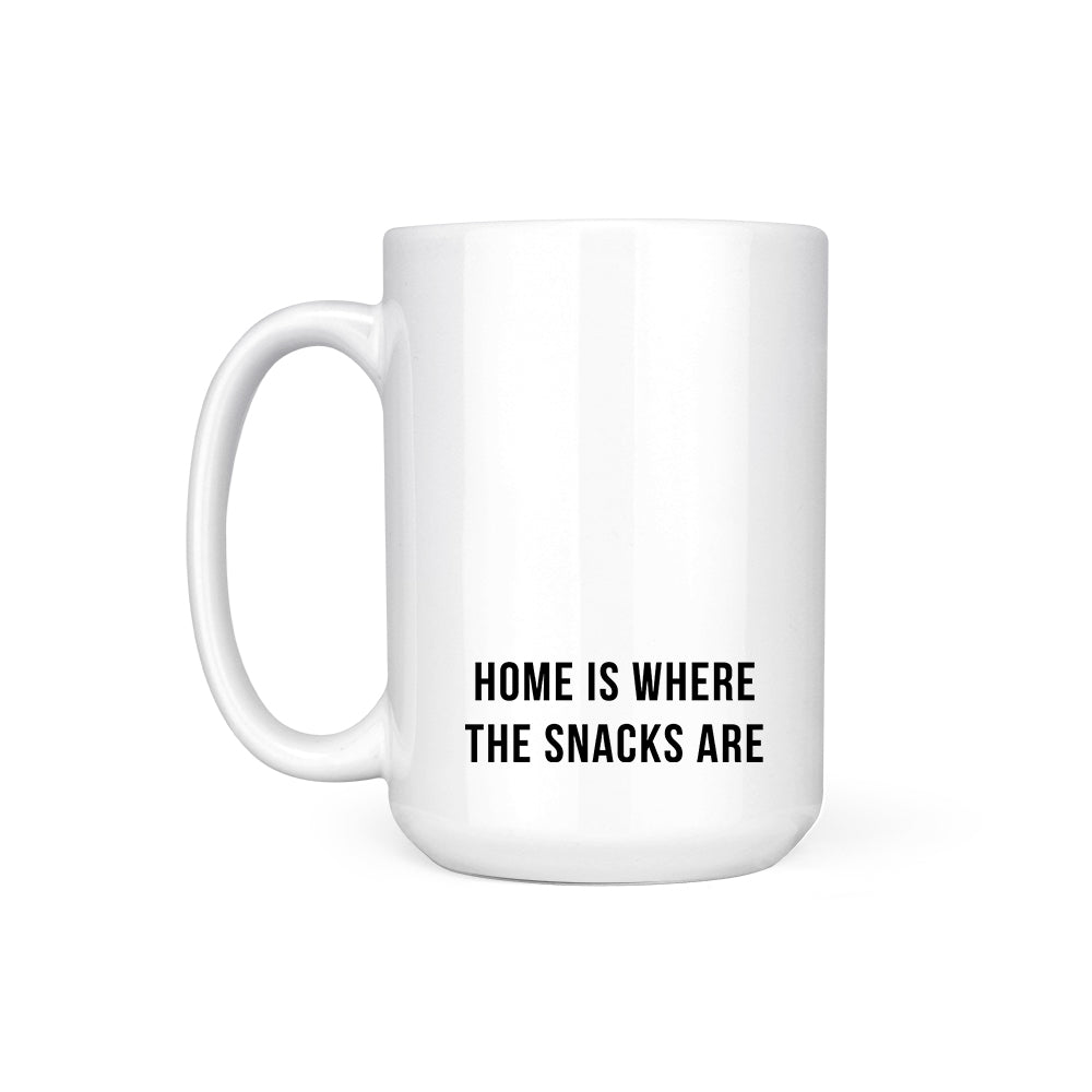 HOME WHERE SNACKS ARE MADE - MUG