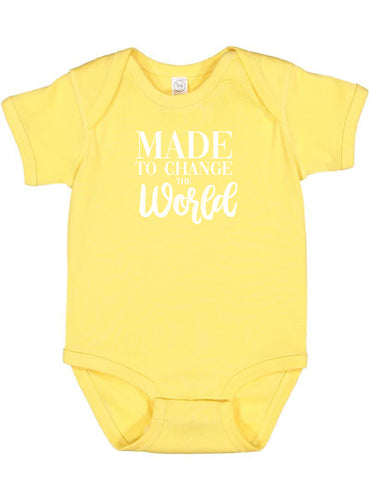 MADE TO CHANGE THE WORLD - BODYSUIT