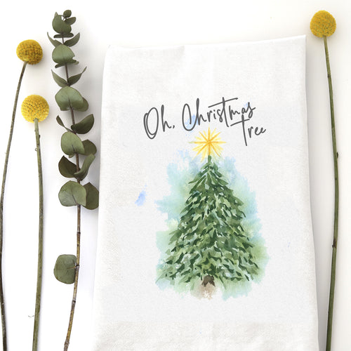 OH CHRISTMAS TREE - TEA TOWEL