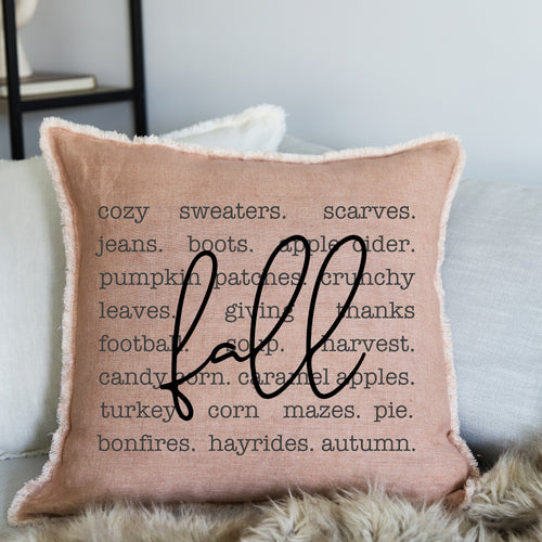 FALL WORDS - 24