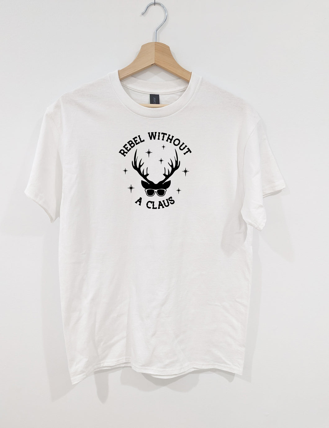 REBEL WITHOUT A CLAUS - UNISEX ADULT SHIRT