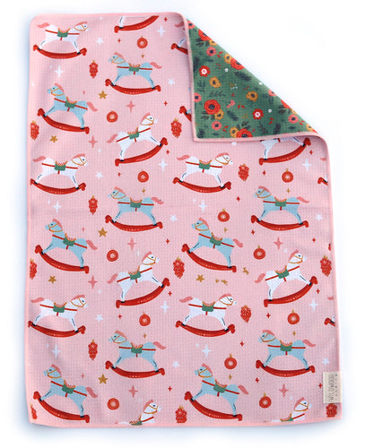 ROCKABYE CHRISTMAS MICROFIBER - HAND TOWEL