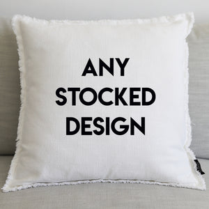 * PILLOW 20"x20" - Choose Any Stock Design