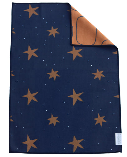 STELLAR BLUE MICROFIBER - HAND TOWEL