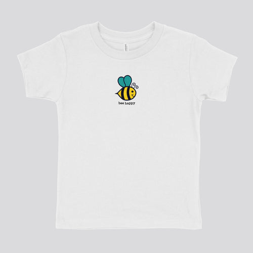 BEE HAPPY - TODDLER SHIRT EMB