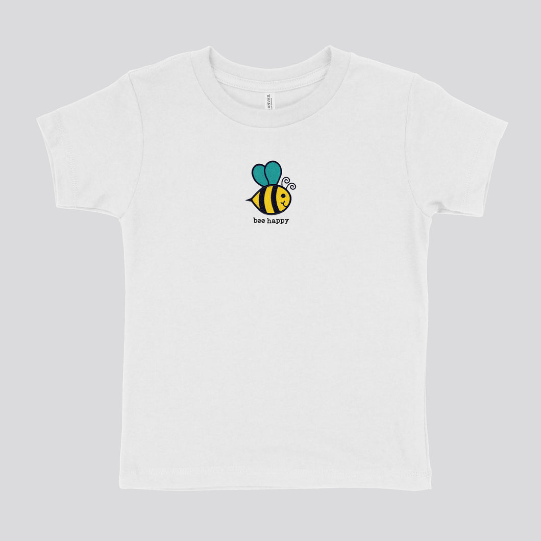 BEE HAPPY - TODDLER SHIRT EMB