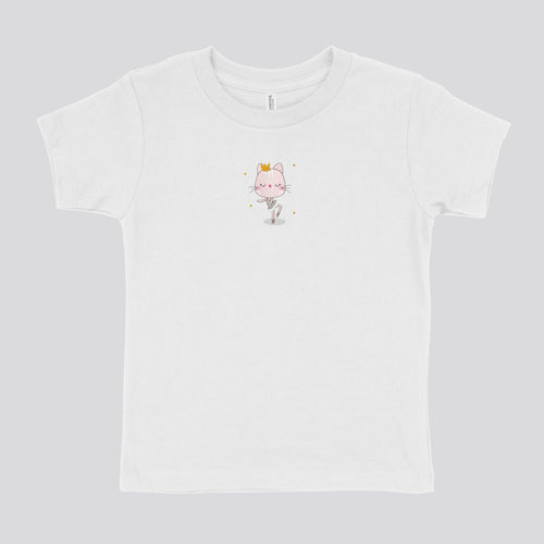 CAT BALLERINA - TODDLER SHIRT EMB