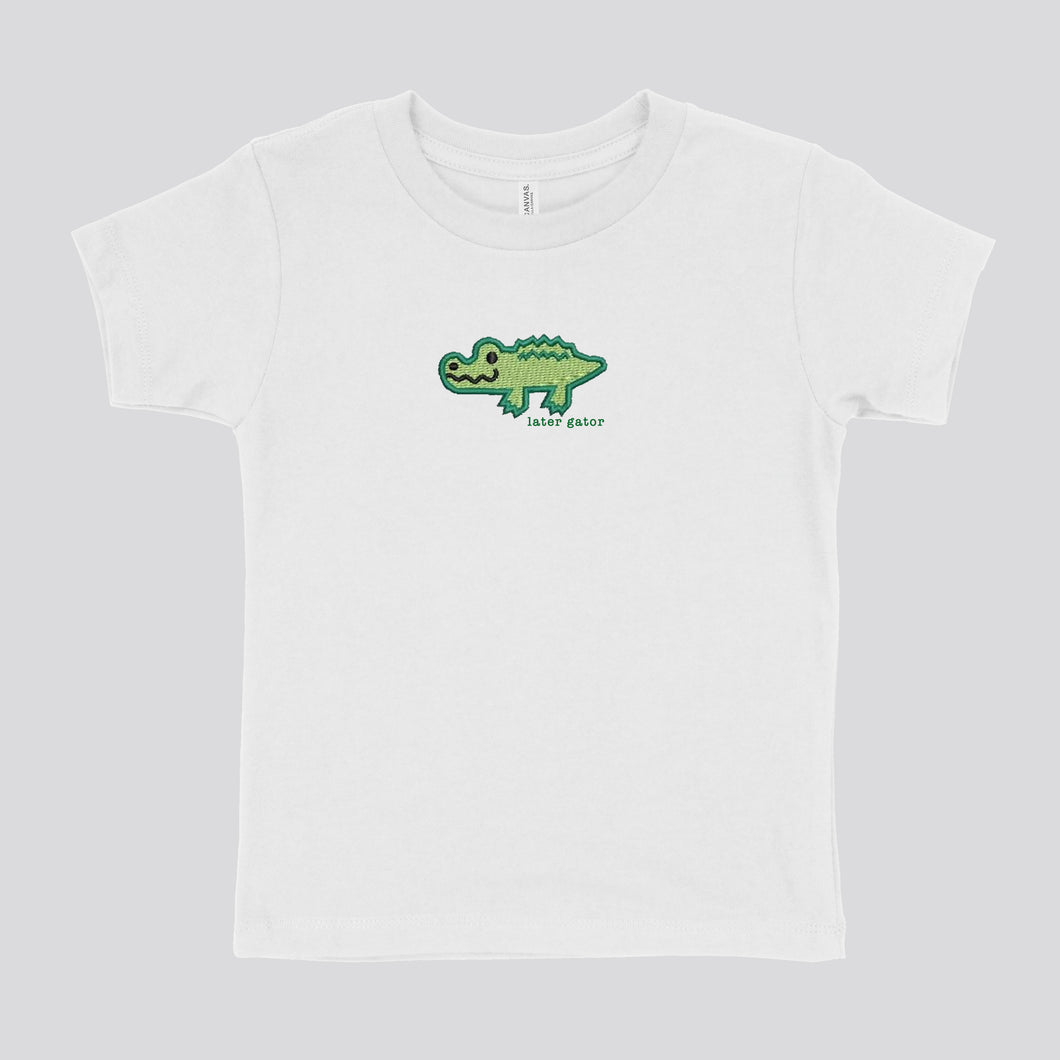 LATER GATOR - TODDLER SHIRT EMB