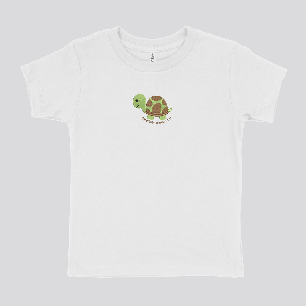 TURTLEY AWESOME - TODDLER SHIRT EMB