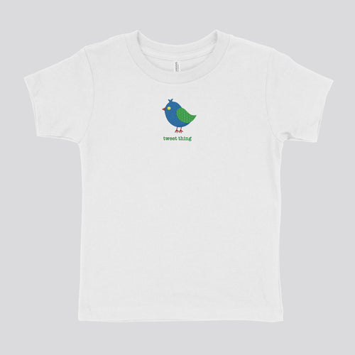 TWEET THING - TODDLER SHIRT EMB