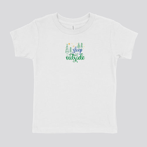 SLEEP OUTSIDE - TODDLER SHIRT EMB