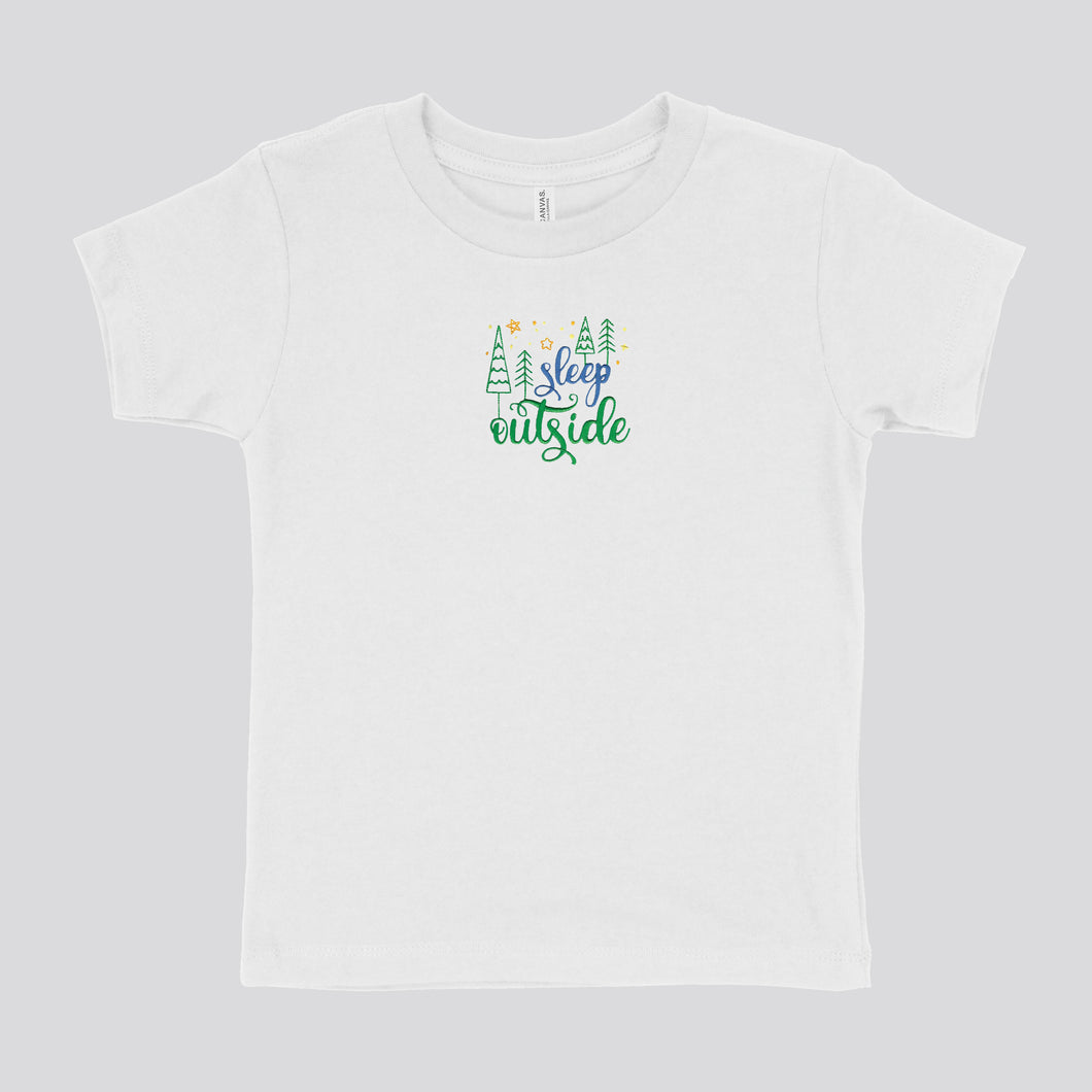 SLEEP OUTSIDE - TODDLER TSHIRT EMB