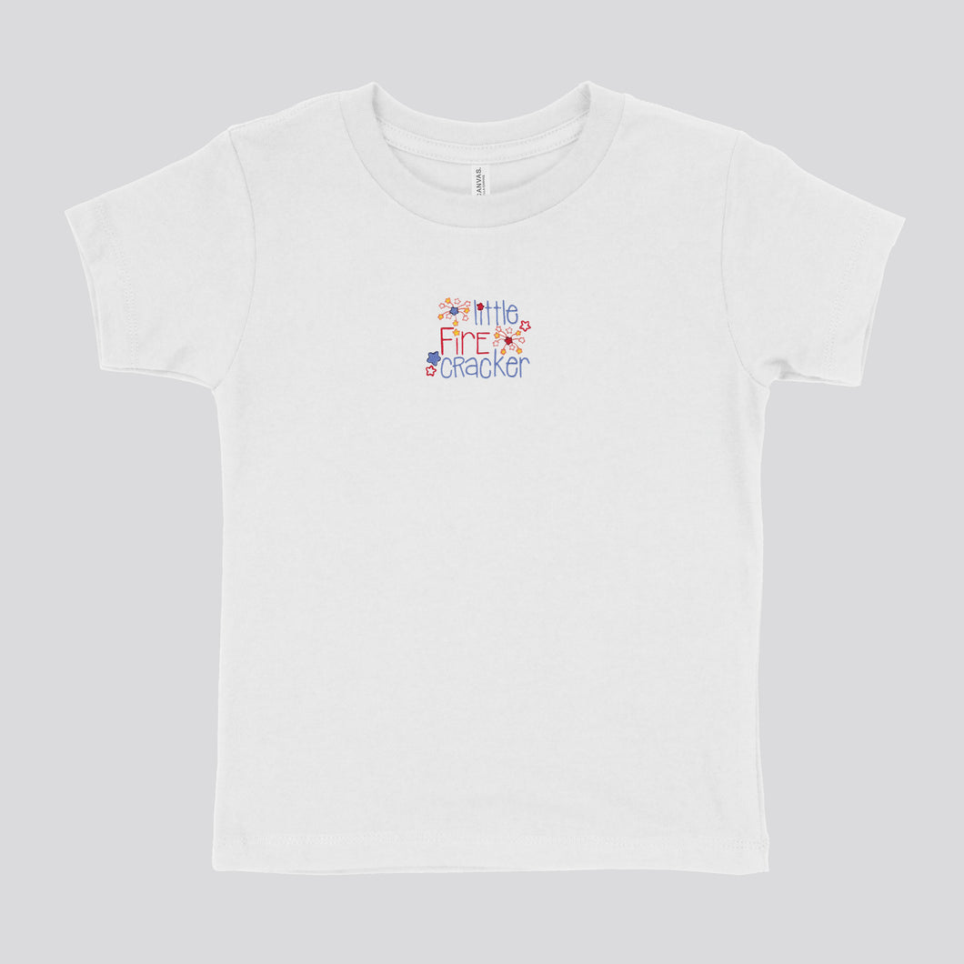 LITTLE FIRECRACKER - TODDLER SHIRT EMB