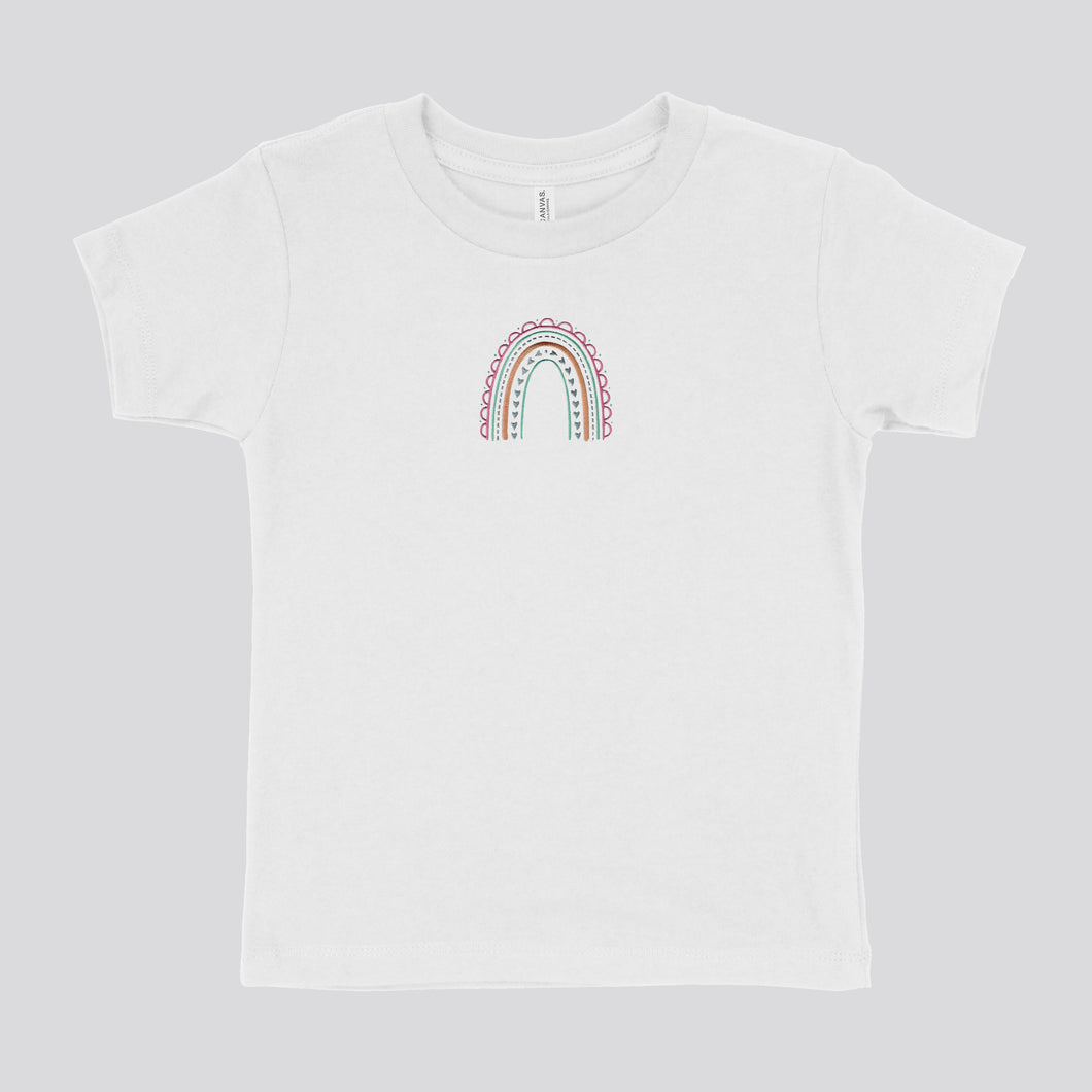 BOHO RAINBOW - TODDLER TSHIRT EMB