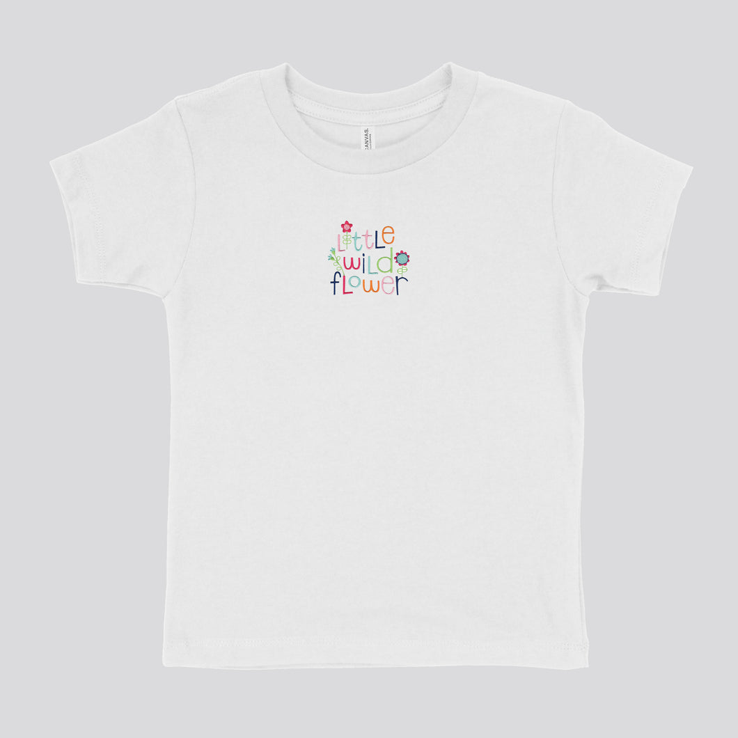 LITTLE WILDFLOWER - TODDLER SHIRT EMB