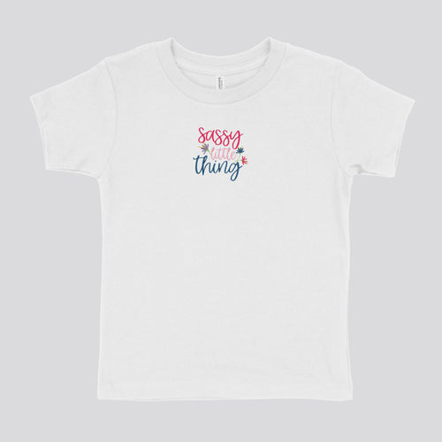 SASSY LITTLE THING - TODDLER SHIRT EMB