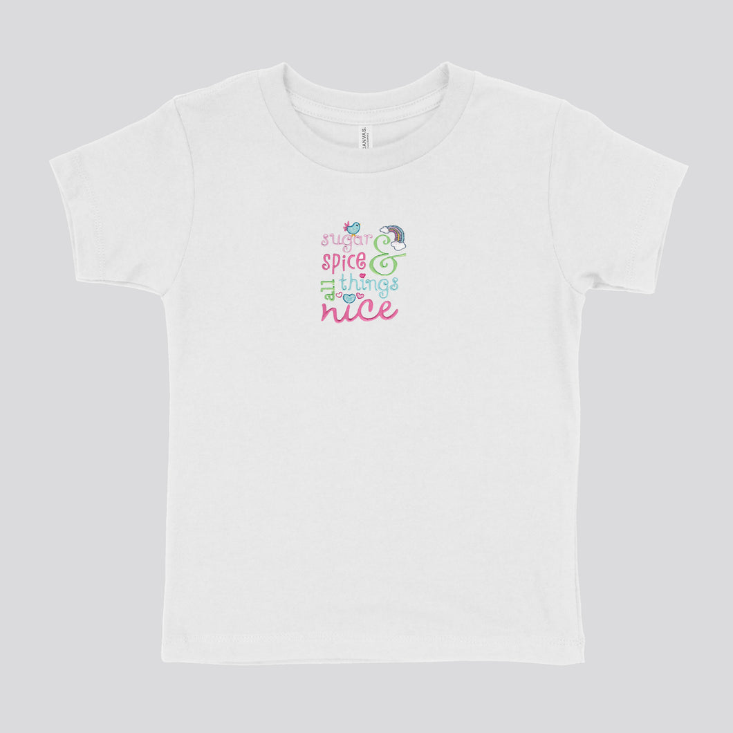 SUGAR & SPICE - TODDLER SHIRT EMB