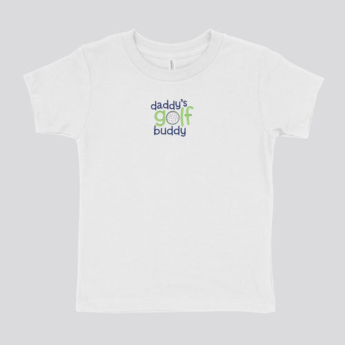 DADDY'S GOLF BUDDY - TODDLER SHIRT EMB