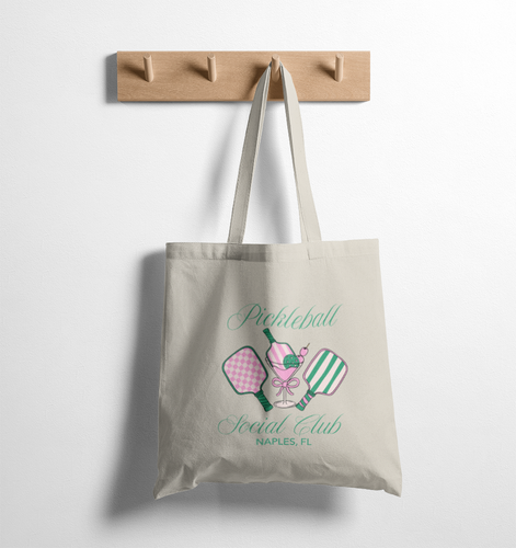 PICKLEBALL SOCIAL CLUB - TOTE BAG