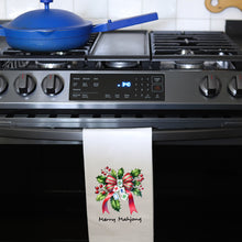 Load image into Gallery viewer, MERRY MAHJ HOLLY - TEA TOWEL